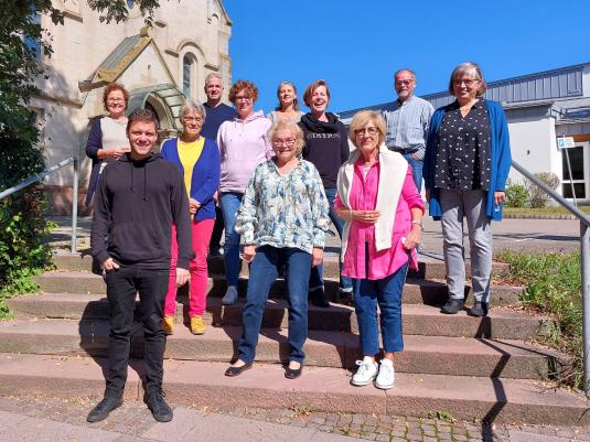 v.l. Florian Wahl, Monica Wejwar, Gisela Hampe, Maria Dries-Koblowsky, Beate Bartholomä, Elisabeth Kenntner-Scheible, Birgit Wohland-Braun, Maren Bering, Gianfranco Paradisi, Andreas Senn, Martina Finc